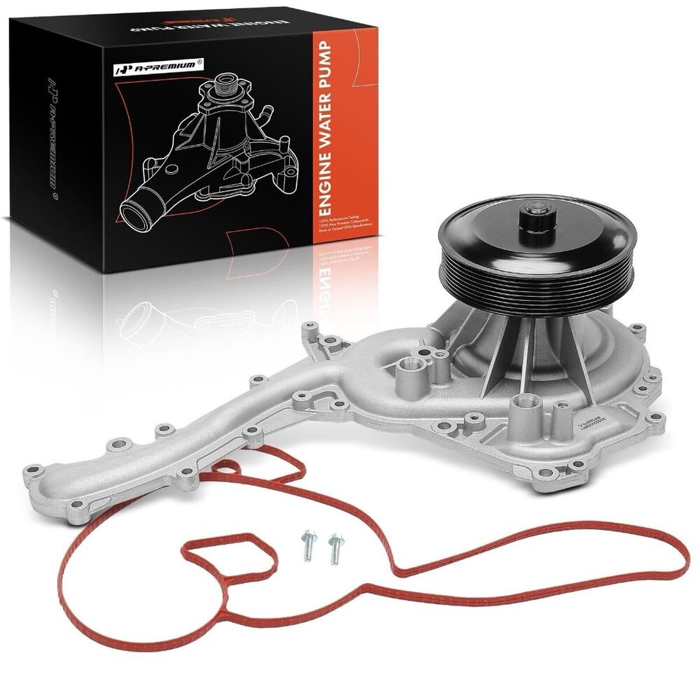 Engine Water Pump W/ Gasket & Pulley for Ford F-250 F-350 F-450 F-550 6.7L 17-19